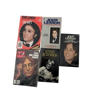 John Lennon Vintage Book/Magazine Bundle Collention Beatles Lot Of 5